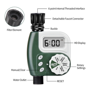<span class=keywords><strong>Programmateur</strong></span> d'arrosage pour <span class=keywords><strong>jardin</strong></span>, contrôleur d'irrigation, minuterie d'arrosage - Product Image 2
