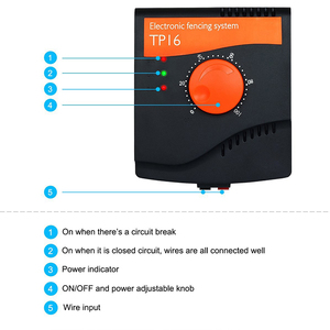 Sistema de Cerca Electrónica para Perros TP16 para Uso en Exteriores, Collar con Cerca para Perros Enterrada - Product Image 5