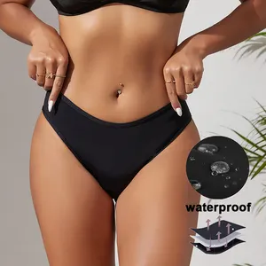 Intiflower PL9070 Großhandel Periode Menstruation auslaufsicher Bikini Bademode 4 Schichten schwerer Teenager Periode wasserdichter badeanzug