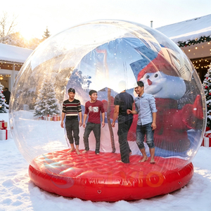 Globo <span class=keywords><strong>de</strong></span> nieve inflable <span class=keywords><strong>de</strong></span> Navidad, cabina <span class=keywords><strong>de</strong></span> fotos, globo <span class=keywords><strong>de</strong></span> nieve inflable gigante con fondo personalizado para eventos - Product Image 1