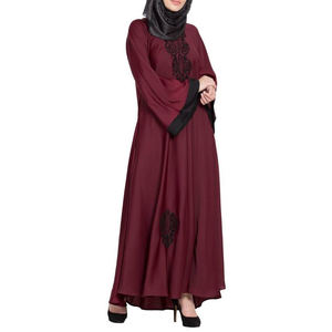 Top Best Selling Supplier High Quality Ladies Islamic Abaya Breathable Lightweight Muslim <b>Dress</b> Casual Arabic Long Sleeve Abayas - Product Image 5