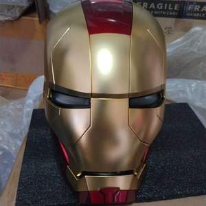 Accessoires de cosplay d'Halloween, super-héros Marvel, <span class=keywords><strong>Iron</strong></span> <span class=keywords><strong>Man</strong></span>, <span class=keywords><strong>casque</strong></span> électronique portable 1:1 avec commande vocale - Product Image 6