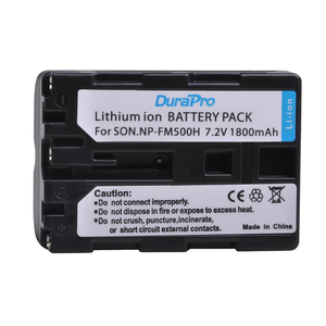 NP-FM500H FM500H 1800mAh Batterie pour <span class=keywords><strong>Sony</strong></span> A57 A65 <span class=keywords><strong>A77</strong></span> A99 A350 A550 A580 A900 DSLR-A100 A200 A300 A500 A700 Caméra - Product Image 1