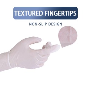 Guantes <span class=keywords><strong>de</strong></span> <span class=keywords><strong>Examen</strong></span> <span class=keywords><strong>de</strong></span> Látex Desechables Sin Polvo Samson - 4 Milésimas <span class=keywords><strong>de</strong></span> Pulgada <span class=keywords><strong>de</strong></span> Grosor, Puño <span class=keywords><strong>de</strong></span> Seguridad, Impermeables, Antideslizantes, Fáciles <span class=keywords><strong>de</strong></span> Poner, Alta Calidad - Product Image 2