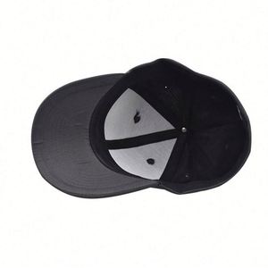Casquette de camionneur classique couleur unie entièrement scellée, respirante et élastique, avec visière télescopique, personnalisable - Product Image 5