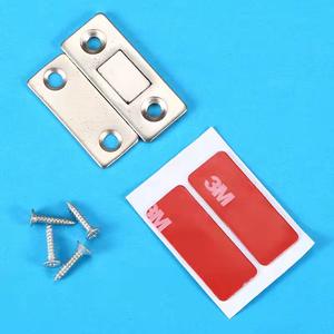 Aimants de <span class=keywords><strong>porte</strong></span> magnétiques Ultra-mince <span class=keywords><strong>pour</strong></span> armoire, loquet adhésif <span class=keywords><strong>pour</strong></span> tiroir, fermeture de <span class=keywords><strong>porte</strong></span> <span class=keywords><strong>coulissante</strong></span>, 10 — 4 pièces - Product Image 3