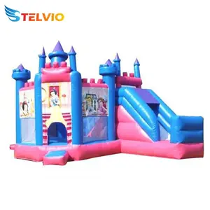 Children 2 balloons toys bounce bouncy house slide combo bouncer bouncy chateau gonflable inflatable jump castle