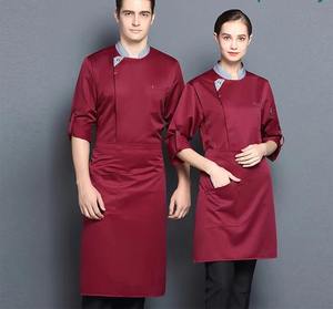 Chaquetas transpirables para Chef, abrigo con doble botonadura para Catering, restaurante, cocina, ropa de trabajo - Product Image 4