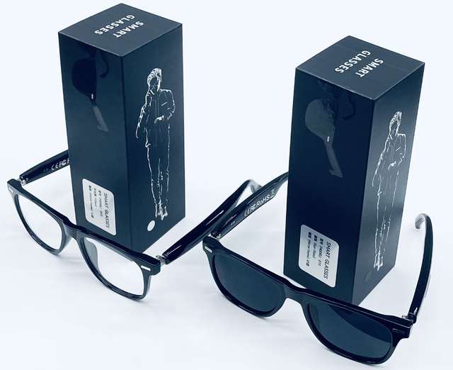D13 Smart Sunglasses TWS Earbuds Touch Control Bone Conduction Headphones HIFI Audio Glasses Digital Display Battery Indicator