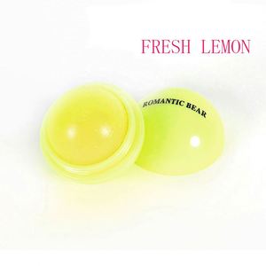 Baume à lèvres hydratant bio au goût de fruits, en forme de boule ronde, lisse, portable, cadeau promotionnel, style mignon - Product Image 4