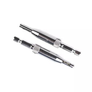 2025 ensemble de forets à centrage automatique en acier à grande vitesse avec 1 forets de remplacement à clé hexagonale pour charnières de porte de fenêtre à bois - Product Image 3