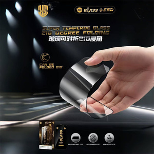 OG ESD HD clear Tempered Mobile Phone Glass for iPhone 17 16 Pro Max Air Screen <b>Protector</b> Film Full Glue Anti Static Curved case - Product Image 5