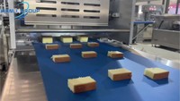 Machine à trancher les gâteaux à l'éponge par ultrasons Wanli, trancheuse automatique par ultrasons, machine de boulangerie