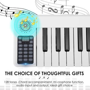 Nope Folding Piano 88-Key Portable Electronic Keyboard Foldable Battery Usb Power <b>Musical</b> <b>Instrument</b> - Product Image 5
