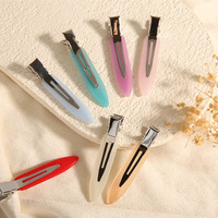 Barrettes à cheveux en acétate OEM à marque privée, sans pli, petites pinces à friser, outil pour maquillage et accessoires de coiffure