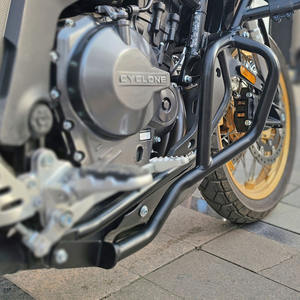 Pare-chocs de moto modifié Zongshen <span class=keywords><strong>Cyclone</strong></span> Rx600, pare-chocs inférieur épaissi anti-collision avec barre anti-chute, état neuf - Product Image 6