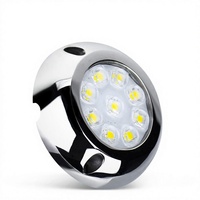 Éclairage pour bateaux marins, lumière LED sous-marine haute puissance 10W en acier inoxydable, lampe pour bateau, voilier, kayak, navigation nocturne, IP68