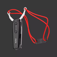 NexTool Slingshot et couteau pliant professionnels en aluminium 2 en 1 EDC Multifonctionnel Noir Couteau combiné Chasse à l'arc