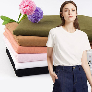 Sürdürülebilir yumuşak stok Lot Rayon viskon Jersey bebek çocuk giyim düz renk 95 Modal iç çamaşırı için 5 Spandex kumaş - Product Image 5