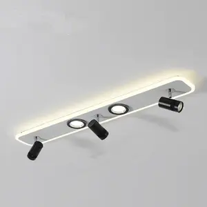 Lámpara de techo montada en superficie nórdica con Control remoto para iluminación interior, luz de techo LED acrílica regulable, gran oferta