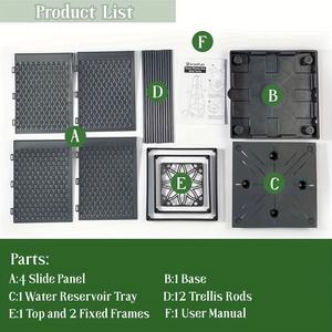Raised Garden Bed <strong>Planter</strong> <strong>Box</strong> with <strong>Trellis</strong>, Tomato <strong>Planters</strong> for Climbing Plants Vegetable Vine Flowers Outdoor Patio - Product Image 4