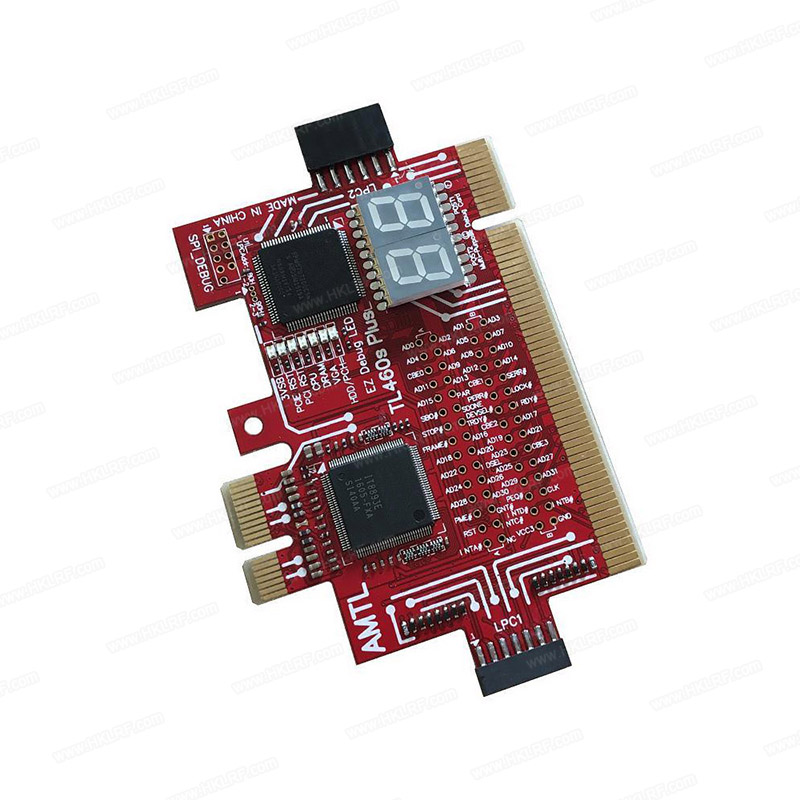 Universal PC PCI PCI-E MINIPCI-E LPC Analyzer Debug Kartu TL460S PLUS untuk PC Laptop Papan Utama (Merah Hitam Putih)