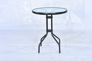Tavolo da Caffè Personalizzato per Esterni in Vetro e Ferro con <span class=keywords><strong>Mosaico</strong></span>, Tavolo da Giardino per Eventi, Arredamento da Patio, Sala da Pranzo, Cortile, Parco - Product Image 4