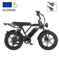 Vélo électrique V20 V8 avec pneus larges 20*4.0, 500W 48V15Ah, vitesse 25-40km/h, entrepôt UE