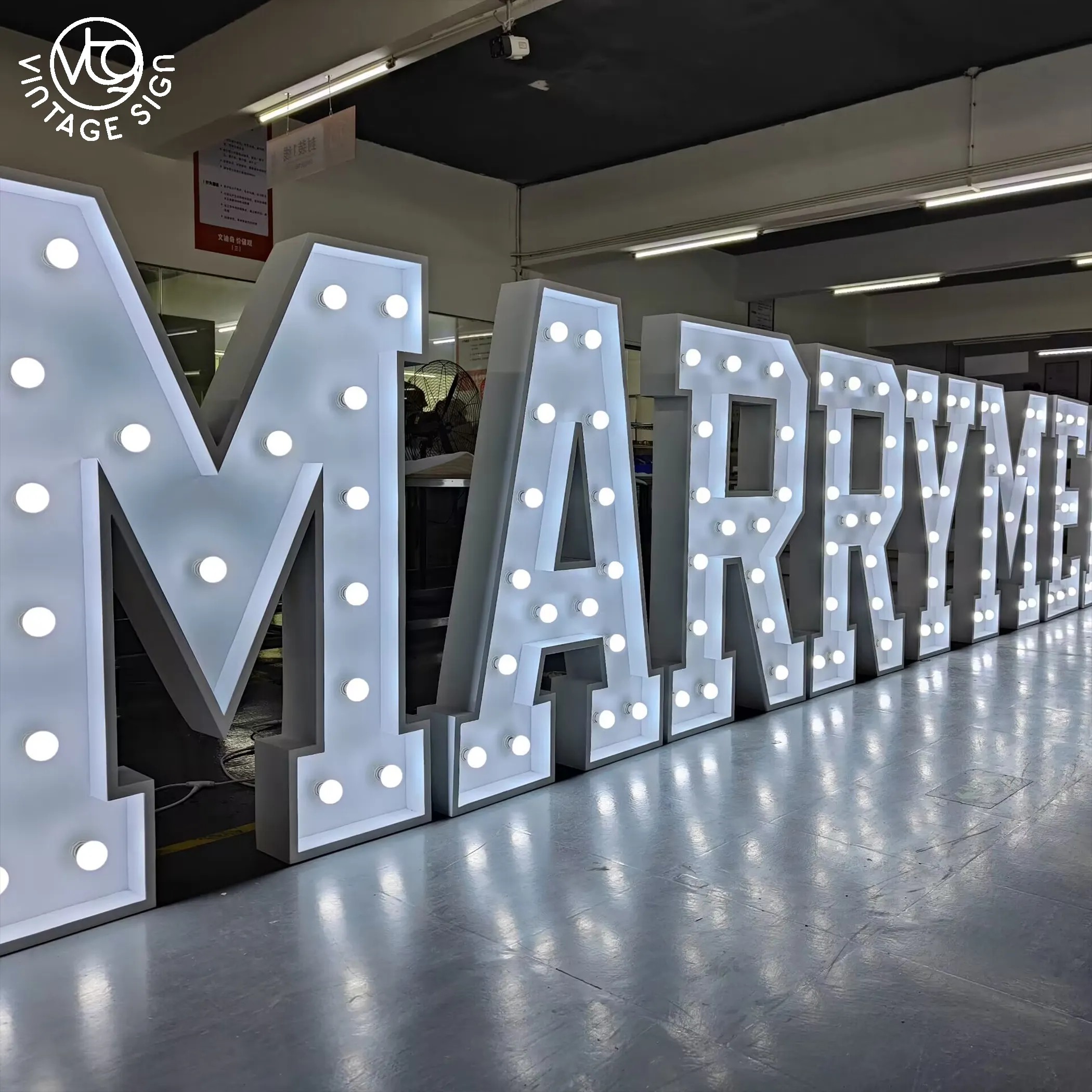 Carpa personalizada letras gigantes luces de fondo Led para la decoración del banquete de boda