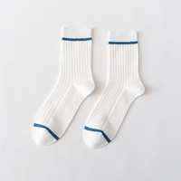 Chaussettes en bambou personnalisées pour hommes, motif classique, tube long, très douces, antibactériennes, jetables, de haute qualité, pour affaires et loisirs