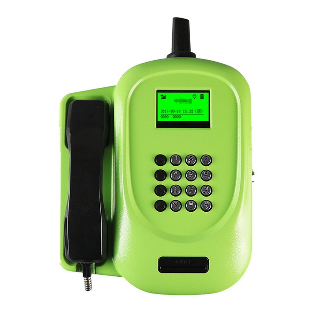 Waterproof Anti-Vandal 4G VoLTE for Prison School Outdoor Metal Hard Telephone IC Card Platform Cordless SIM Public Payphone