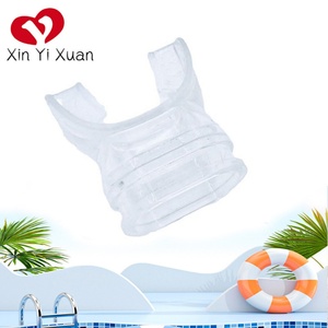 Tubo de Respiración para Buceo, Snorkel, Tipo Scuba, de Silicona Transparente, para Niños, de Fábrica - Product Image 3