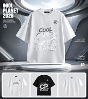 T-shirt Homme Oversize Col Rond Épaules Tombantes 100% Coton 260 GSM Streetwear Vierge Personnalisable Logo TM5007