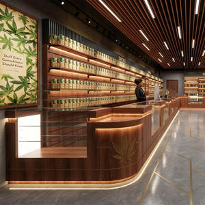 Design d'intérieur de boutique de tabac et de articles de luxe pour fumeurs |   Aménagements de présentation personnalisés pour dispensaires et solutions clés en main pour l'aménagement de boutiques - Product Image 1