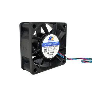 Hangdahui muffin fan sistemi invertör 60x60x25mm soğutucu fan dc 24v 48v 6025 IP58 fan pwm