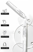 MyBeautyNails Stylo à huile sans acétone, dissolvant de colle gel solide pour faux ongles à presser, adhésif gelée réutilisable pour retirer les faux ongles
