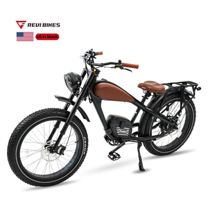 Xe đạp điện ReviBike 26 inch khung hợp kim nhôm, hai bình điện Lithium 30AH, kiểu dáng cổ điển, phanh đĩa, lốp béo, xe đạp điện cổ điển - Product Image 1