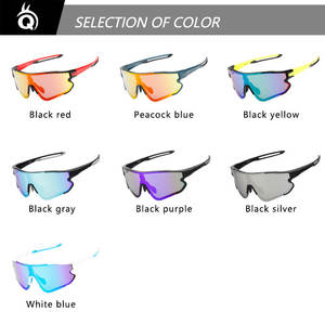 في المخزون مجموعة عالية الجودة قابلة للتبديل 3 عدسات نظارات شمسية مخصصة لركوب الدراجات في الهواء الطلق نظارات السلامة المصنعة للنساء - Product Image 4