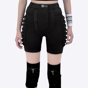 <b>Hip</b> Protector Shorts With Knee <b>Pads</b> Adult Unisex Shock Absorption Black GT305 Ski Pants - Product Image 1