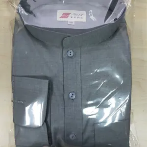 Atacado Thobe muçulmano com zíper e bolso lateral Homens Vestuário islâmico Daffah vestido árabe Design