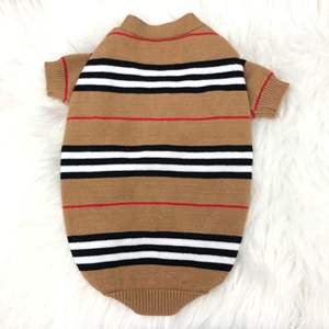 Kunden spezifische Großhandel Luxus Teddy Marke Mode niedlichen Strick Cardigan Haustier Kleidung Hund Pullover für kleinen Hund - Product Image 6