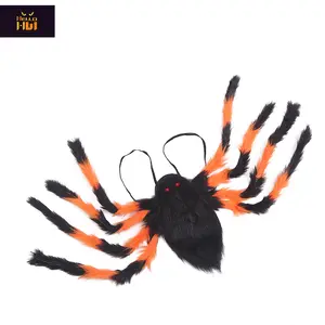 万圣节派对氛围装饰品创意糖果袋万圣节派对恐怖道具彩色吊带蜘蛛