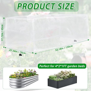 Promotion : Filet de protection LTJY pour plantes, légumes, fruits et oiseaux, pour jardin et potager, avec cordon de serrage, blanc T885 - Product Image 2