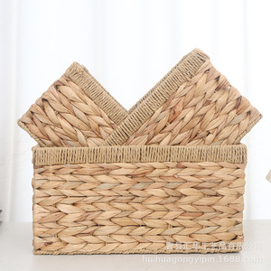 In stock: handmade woven <b>baskets</b>, paper rope woven <b>baskets</b>, sundry <b>storage</b> <b>baskets</b>, gourd grass snack <b>baskets</b>, cosmetic - Product Image 1