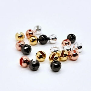 Perline in ottone scanalate per la pesca a mosca, nuove per la creazione fai-da-te di mosche per ninfa, esche per la pesca alla trota, jig, attrezzatura per <span class=keywords><strong>acqua</strong></span> dolce, 1000 pz/sacchetto - Product Image 3