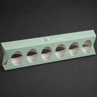 Boîte à œufs en papier pliable écologique et antichoc, emballage en carton biodégradable personnalisé pour les fermes avicoles