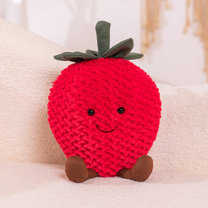 Cuscini da bambino e da bambina adorabili con <span class=keywords><strong>la</strong></span> pelle di HECION piccola fragola di agnello in peluche cuscini regalo di compleanno - Product Image 3