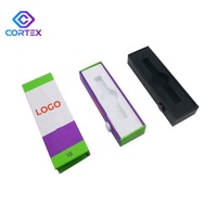 Stock USA Vente en gros Boîte auto-érectrice en papier couché pour cartouches de 1g vides et portables