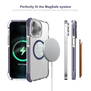 2023 New Echo Wave cộng với trong suốt HD PC 2.0mm backplate với TPE bumper chống sốc chống xước trường hợp điện thoại cho iphone15 Pro - Product Image 2