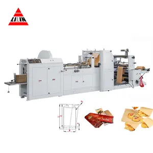 LMD-400-máquina automática para hacer bolsas de papel Kraft, máquina para hacer bolsas de papel kraft en V, ce